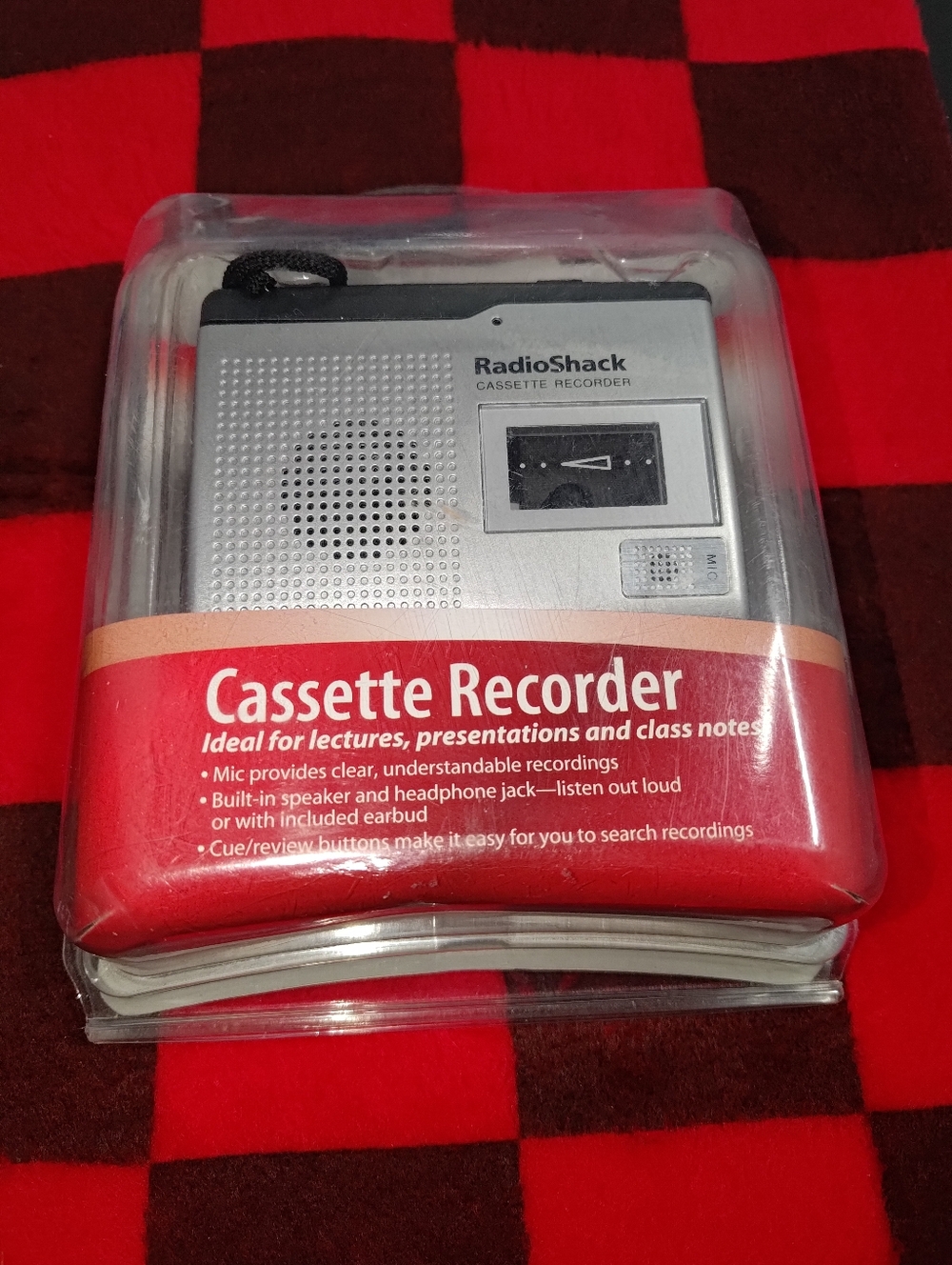 Radio Shack Cassette Recorder 14-110 New